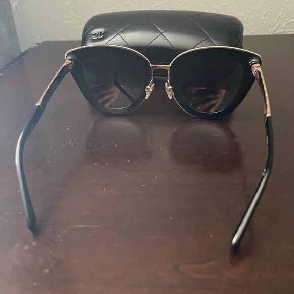 Chanel Cat Eye Quilted Sunglasses - EUC! - Picture 7 of 14